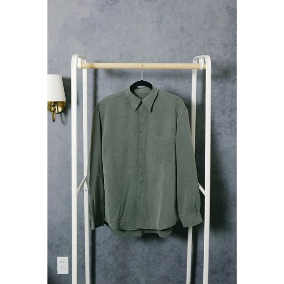 Vintage Grey Button-up | Gillio - Picture 4 of 5